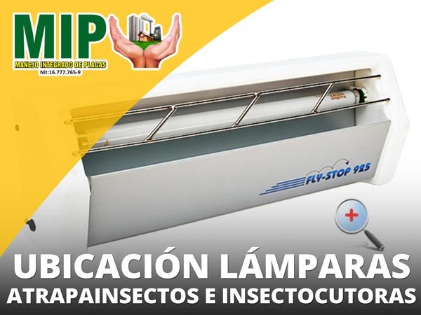 L&aacute;mparas UV para control f&iacute;sico de insectos